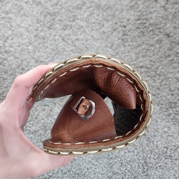 Handmade Leather Barefoot Grounding Sandals (Size 10) - Picture 7 of 7